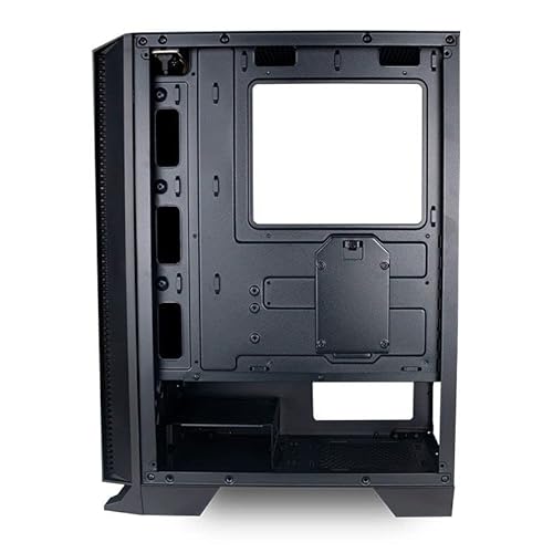 Gabinete Gamer Mancer Narok, Rainbow, Mid-Tower, Lateral de Vidro, Com 3 Fans, Preto, MCR-NRK-RGB01