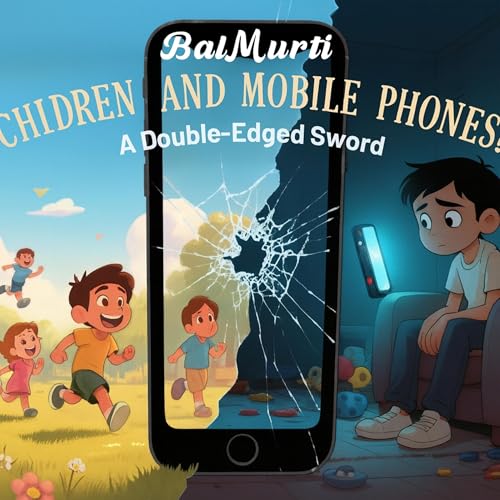 『Children and Mobile Phones: A Double-Edged Sword in the Digital Age』のカバーアート