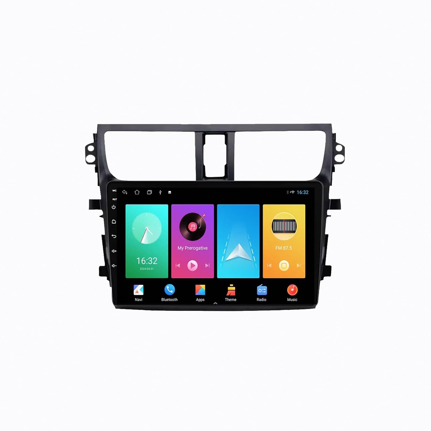 Radio Samochodowe, Stereo, Nawigacja Gps dla Suzuki Celerio 2015 2016 2017 2018 Przenośny Ekran Dotykowy Apple Carplay, Nawigacja Gps/Sterowanie Głosowe/Mirror, 8 Rdzeń 8G+256G