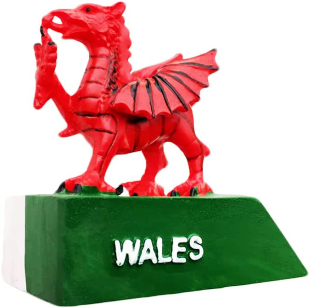 Altko Wales Y Ddraig Goch Wales Magnet Fridge Refrigerator Magnet Decoration Sticker Souvenir Resin Crafts Kitchen Whiteboard