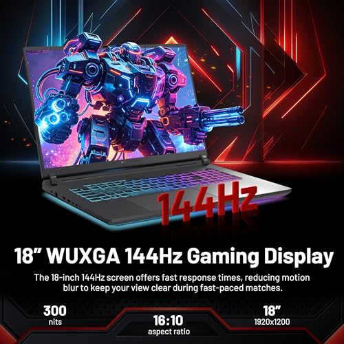 Image of ASUS ROG Strix G18 18 inch 144Hz WUXGA Gaming Laptop, Intel i9-14900HX, 32GB RAM, 2TB Storage (1TB SSD&1TB Docking Station), GeForce RTX 5070, 4-Zone RGB Backilit Keyboard, FHD IR Camera, Win 11 Pro, Gray