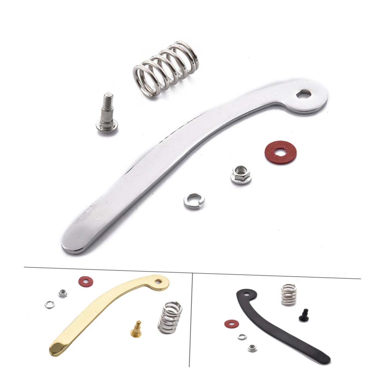 HEMOTON Bridge Tailpiece Replacement for Guitar Material Easy to Install for Jazz Electric Guitar