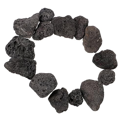 IWOWHERO 1Pack Volcanic Rock Decorative Stones for Aquarium and Potted Decor Pack Odor Absorbing Chic Finish for Aquascaping and Landscaping
