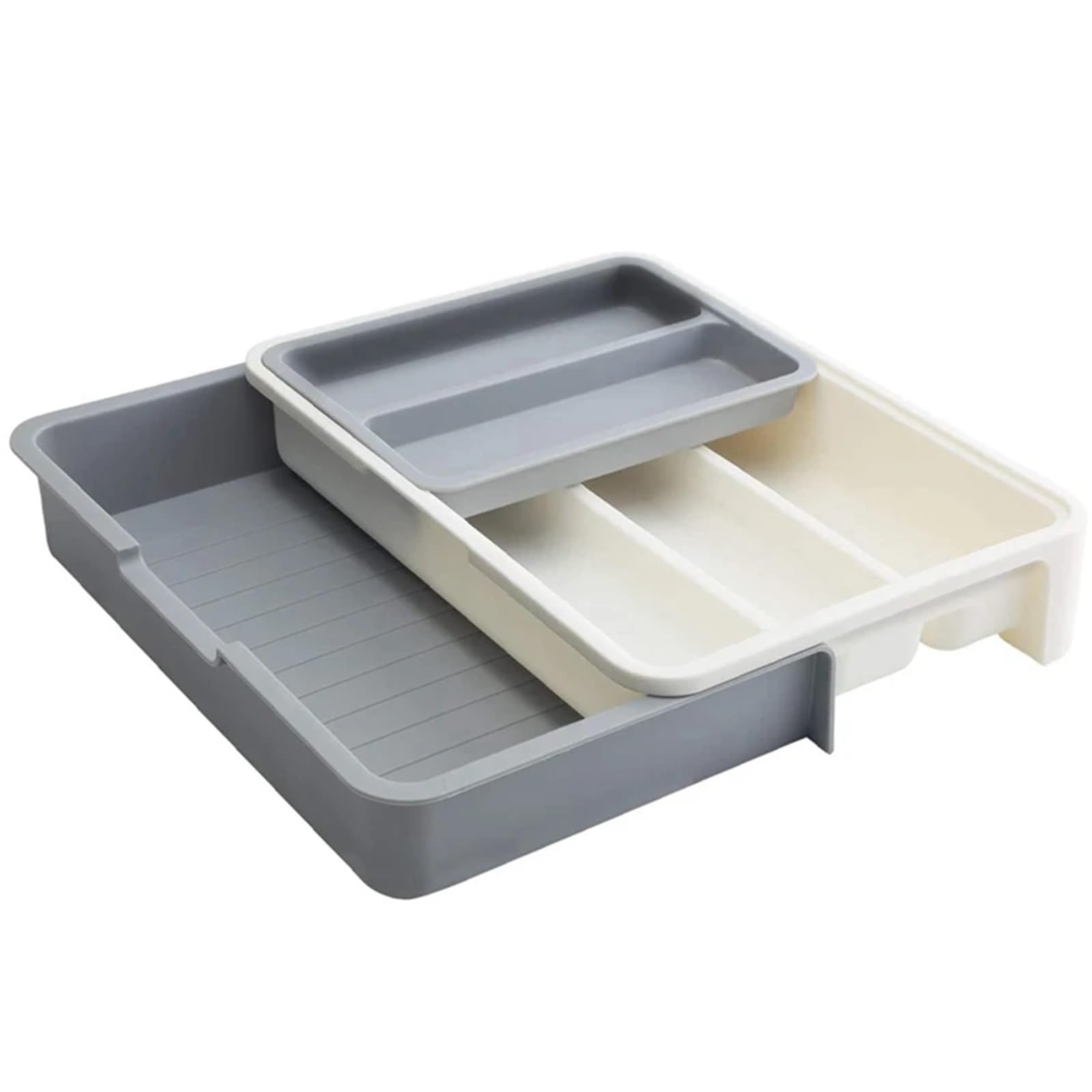 WDSBZNB Cutlery Tray Cutlery Drawer Tray Expandable Adjustable Utensil For Kitchen Organizer Multi-Purpose Storage For