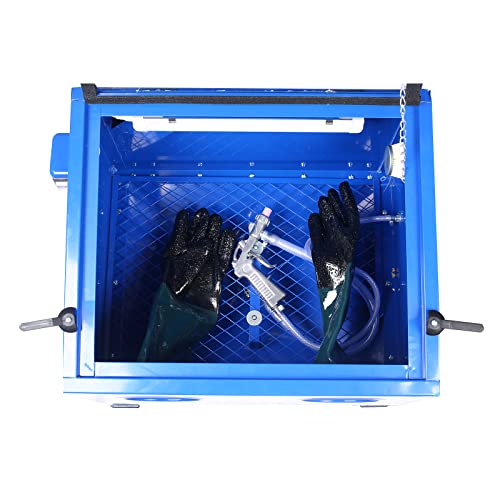 Bench Top Abrasive Blast Cabinet, 25gallon, 80psi, Removes Rust, Grime, and Paint, Great for Automobile Repairman or Anyone Restoring Antique Metal Objects - Thumbnail 7