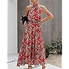 ECOWISH-Women-Dress-Halter-Neck-Boho-Floral-Print-Sleeveless-Casual-Backless-Maxi-Dresses-with-Belt ECOWISH Women Dress Halter Neck Boho Floral Print Sleeveless Casual Backless Maxi Dresses with Belt 270 Red Medium