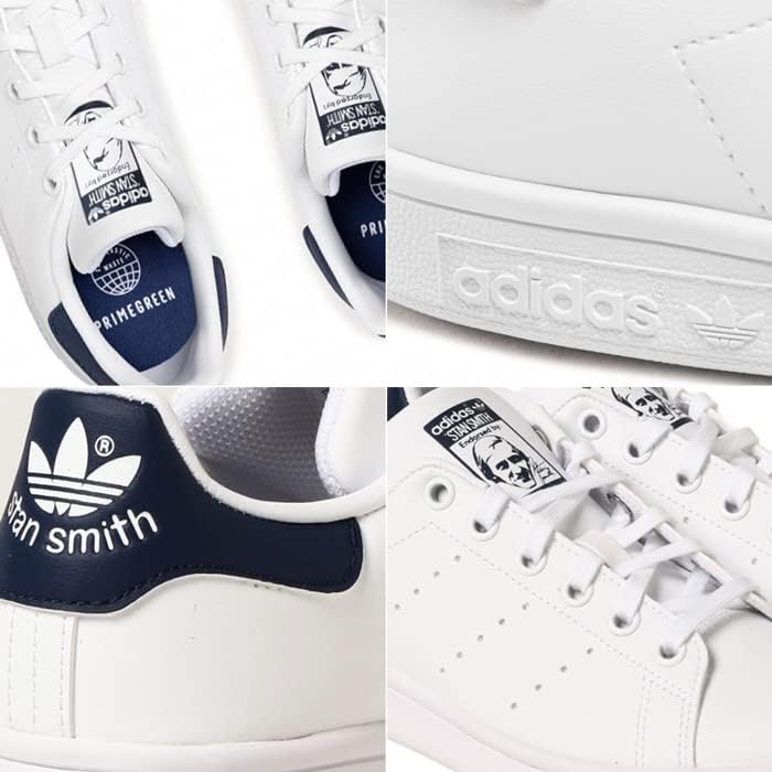 [アディダス] STANSMITH J [スタンスミス J] WHITE/PINK FX7522-fba [並行輸入品]