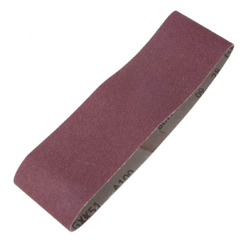 10pcs 533x75mm Cinturón de lijado 21x3 Pulgadas Banda abrasiva para lijadora de banda Herramienta de lijado de grano 40-180, Grano 60