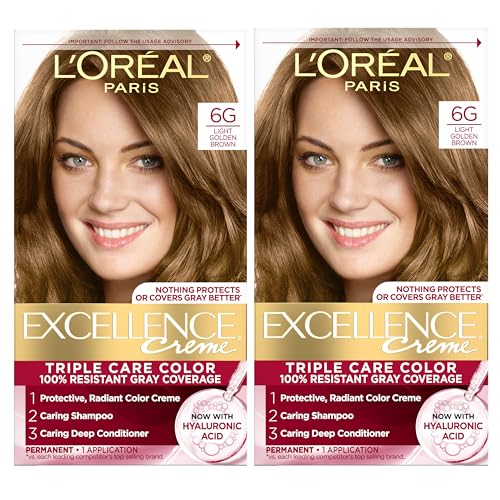 image for L'Oreal Paris Excellence Crème Permanent Hair Dye, Triple Care Hair C