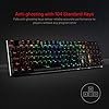 Redragon K556 RGB LED Backlit Wired Mechanical Gaming Keyboard, 104 Keys Hot-Swap Mechanical Keyboard w/Aluminum Base, Upgraded Socket and Noise Absorbing Foams, Soft Tactile Brown Switch #1