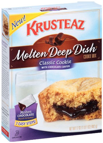 Krusteaz Molten Deep Dish Classic Cookie Mix With Chocolate Center, 17-Ounce Boxes (Pack Of 12) #TOP17