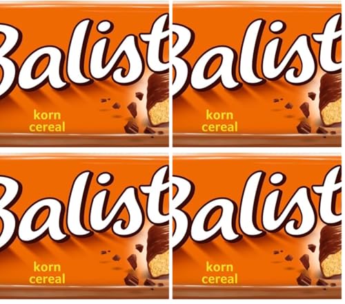 BALISTO® Multipack Korn, Getreide Schokoriegel für zwischendurch, 8x18,5g (Packung mit 4)