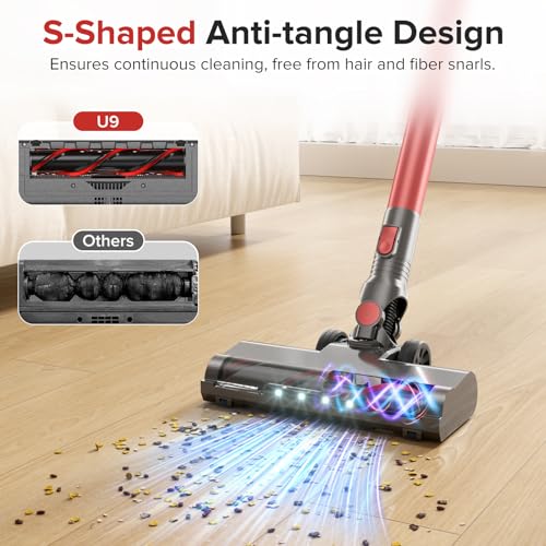 Tipdiy Cordless Vacuum Cleaner with Self-Standing, 40KPA Stick Vacuum Cleaners for Home, 8 - image 3