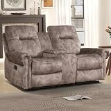 EBELLO Manual Recliner Loveseat Sofa