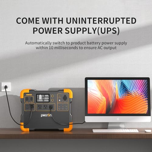 pecron E1500LFP Power Station with Trolley,1536Wh/2200W Portable Power Station LiFePO4 Battery Backup for Home Use, Camping, RV - Image 6