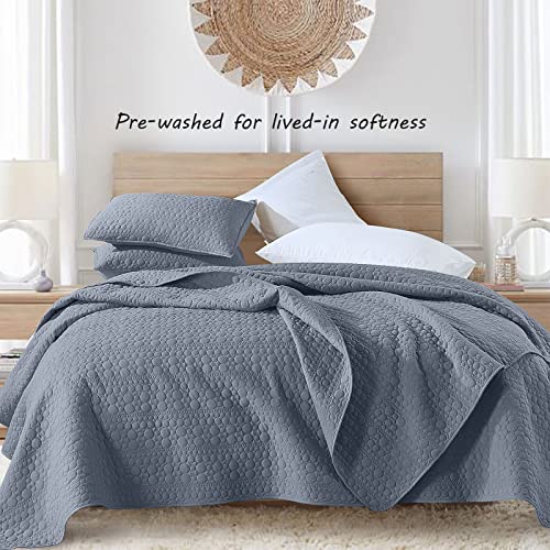 Horimote Home Quilt Set Queen Size Denim Blue thumb #1