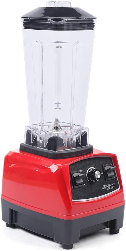 BPA Free 3HP 2200W Heavy Duty Commercial Grade Blender Mixer Juicer Commercial Smoothie Blender 2L / 2000cc (Red)