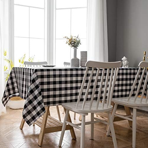 Polyester Blend Checker Table Cloth