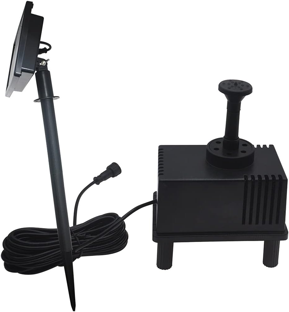 BBSJ 1.5W 7V Solar Garden Fountain Pump Solar Fountains Waterfalls Power Bird