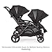 Contours Options Elite Tandem Double Toddler & Baby Stroller, Adjustable Seating, Lightweight Frame, Car Seat Compatibility, Carbon Grey