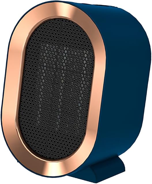 1200W Room Heater, Ceramic Heater, 2 Speed Modes Safe, Energy Saving, Quiet, Multiple Protection, Low Noise Overheating Protection, Tilt Protection, Suitable for Bathroom, Bedroom,Office, (Blue)