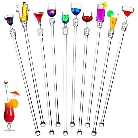Airlxf Acrylic Cocktail Stirrer Set Cover