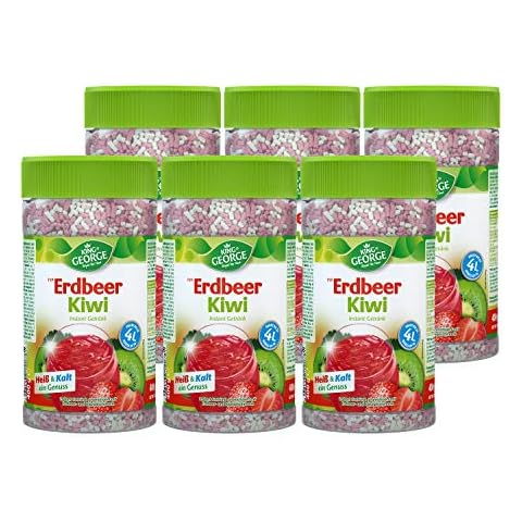 KING GEORGE - Royal Tea Time, Erdbeer-Kiwi Instantgetränk 6 x 400 g Cover