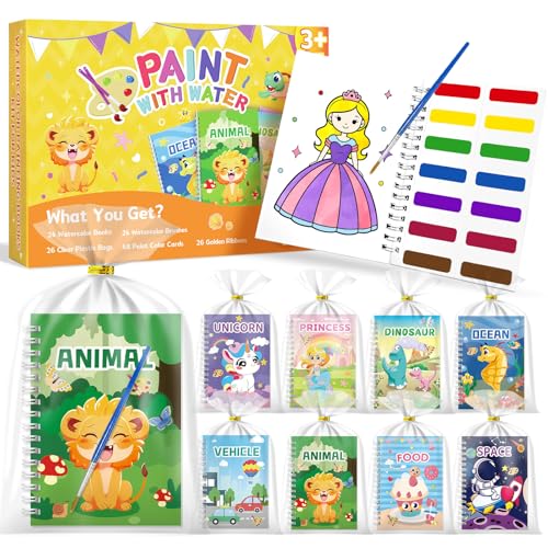 Libro de pintura al agua infantil para entretener a niños de 3 a 5 años en viajes