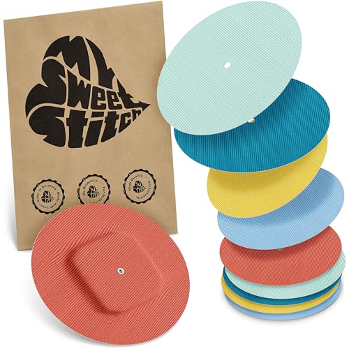 MySweetStitch – 10–25× Cerotto Simplera rotondo, overpatch Ø 70 mm, delicato sulla pelle, impermeabile e traspirante (Pastelo, 10)