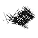 Produktbild 100x schwarz plattiert glatte Haarnadeln Haar Pins Sticks 55mm