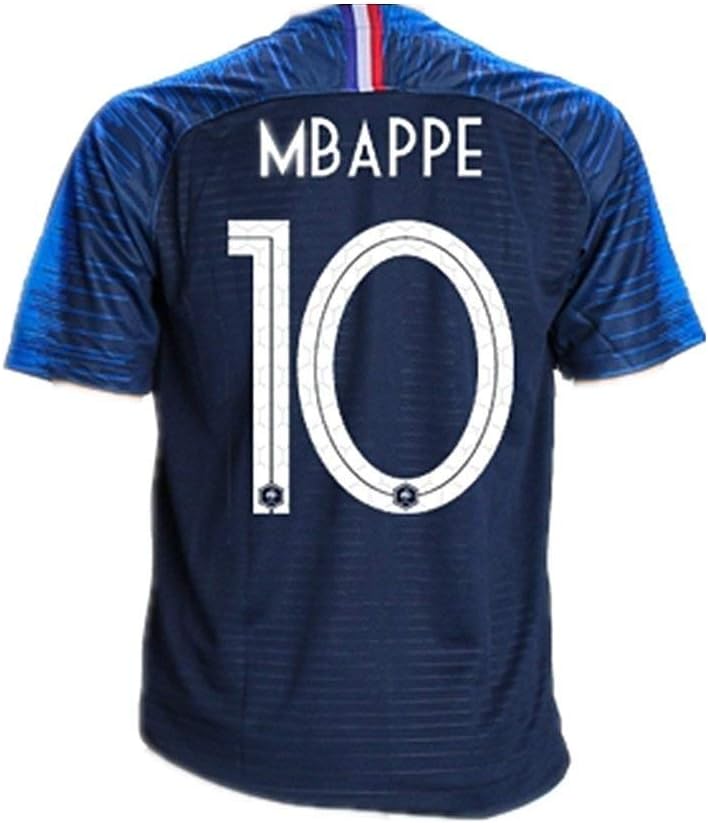 France National Team 10 MBAPPE Home Mens Soccer Jersey Color Blue Size S