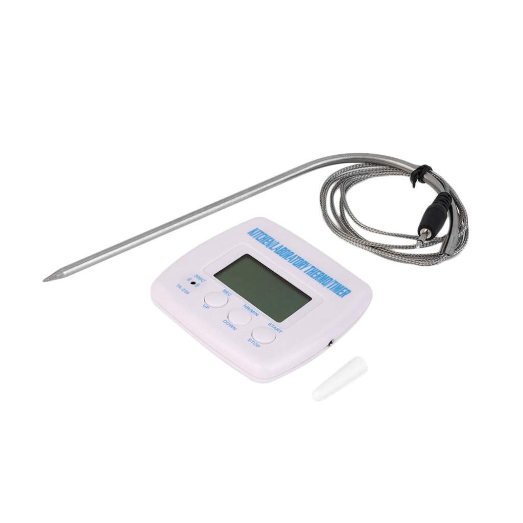 Kitchen Cooking Food Meat Probe Thermometer Timer Digital Precision Probe Thermometer