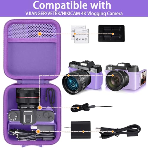 Maletín para cámara vlogging 4K VJIANGER VETEK NIKICAM miniatura 2