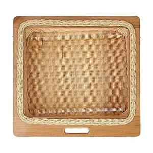 Wicker Basket for Modular Kitchen For Vegetables and Fruits Storage (Size: 22 W Inches Including Channel) (22
