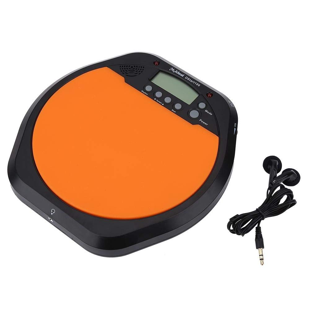 Alomejor Digital Drum Metronome Practice Pad with dimensions labeled: 230mm/9inch, 240mm/9.4inch, 40mm/1.5inch.