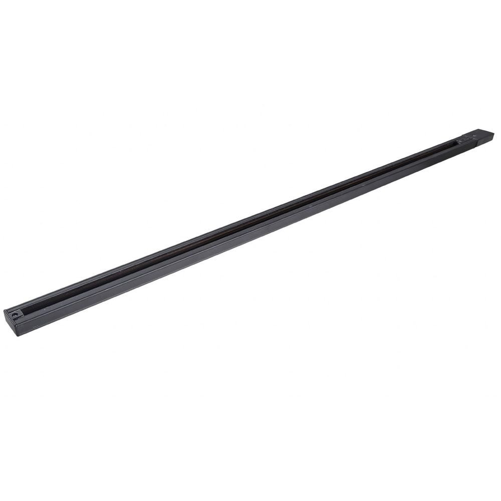 Litecraft Black Track Single Circuit Mains Ceiling Light Fitting - (, 1 Metre)