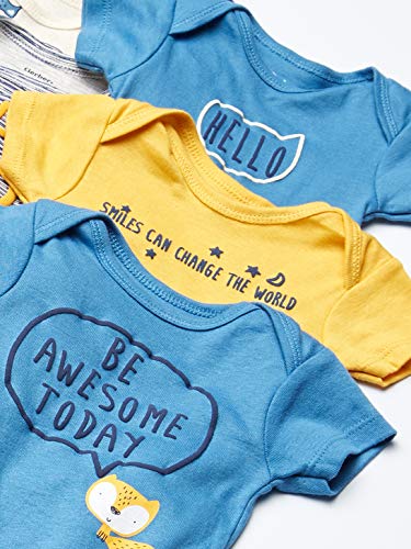 Image of Gerber unisex baby 8-pack Short Sleeve Onesies Bodysuits and Toddler T Shirt Set