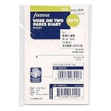 Filofax 19-68121 Mini Week On Two Pages English 2019 Diary