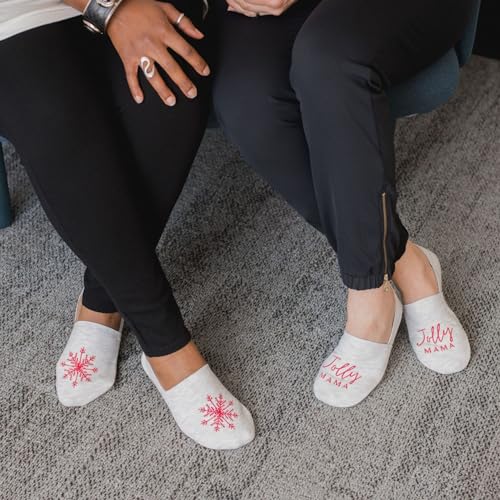 Image of No Show Cushion Lounge Slipper Sock for Women with Anti-Skid Bottom and Heel Grippers