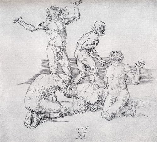 Pintura mural en lienzo decorativo de 60x90cm: Albrecht Dürer para decoración del hogar