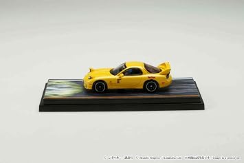 1/64 MAZDA RX-7 (FD3S) RED SUNS/Initial D VS Nakazato Keisuke Takahashi Driver Figure Included, HJ645007DB