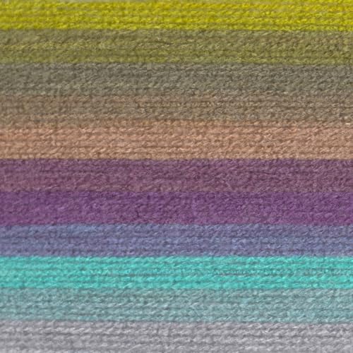 Image of Lion Brand Yarn, Mandala DK Lightweight Yarn for Knitting, Crochet, and Crafts, Ghidorah, 1 Pack, Self-Striping Acrylic Fiber for Baby Blankets, Multicolor Shawls and Variegated Cardigans