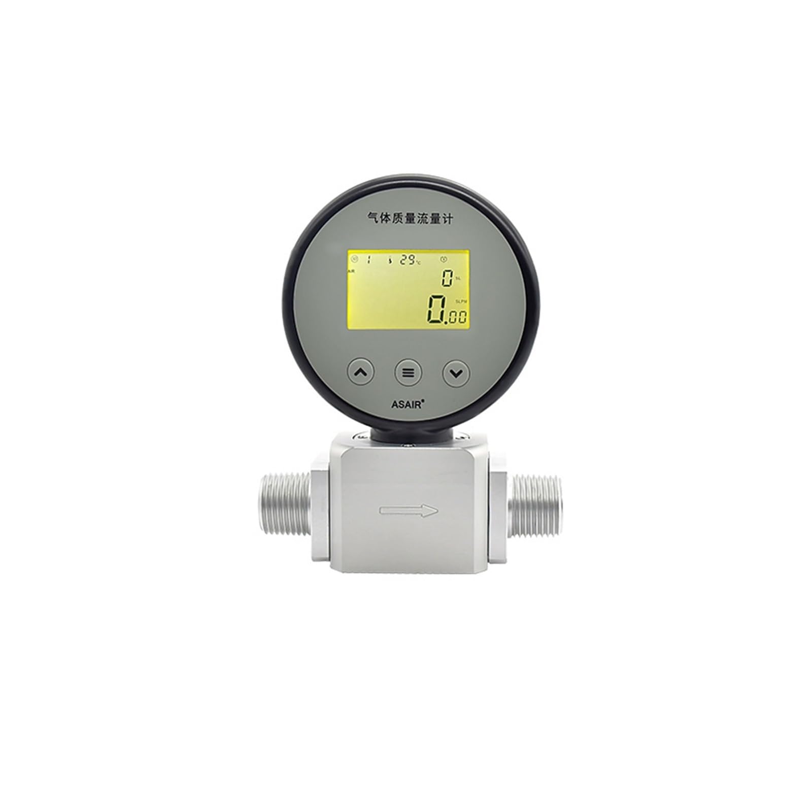 Misuratore di Portata, Il misuratore di Portata di Gas di Massa con Display Digitale, AMS2106 L'azoto Aria può misurare l'attrezzatura di Flusso NPT1/2(150ml)