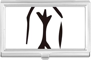 Bone Inscription Chinese Surname Character Song Business Card Holder Case Pocket Box Wallet
