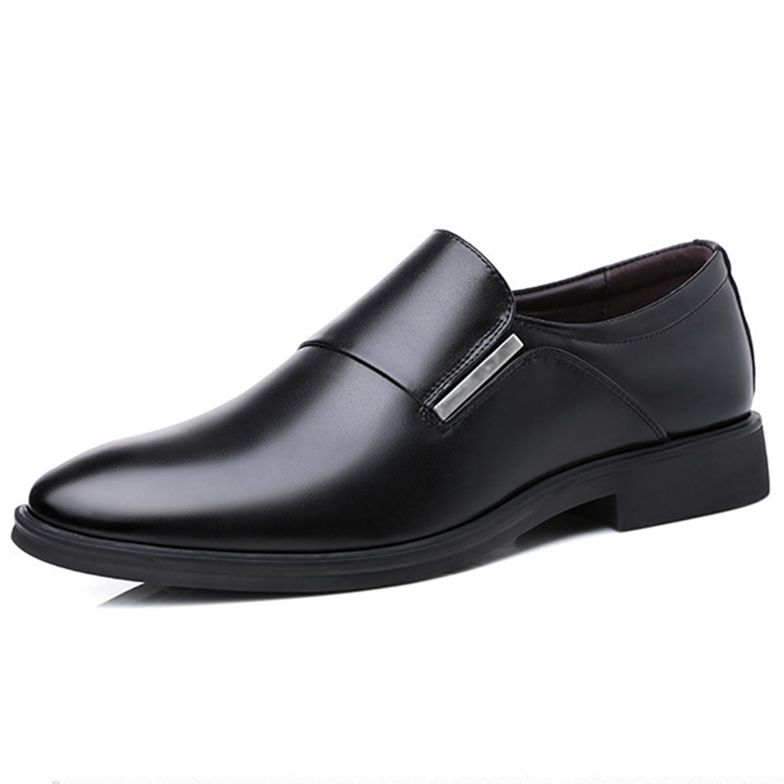 Scarpe da Formali da Uomo Senza Lacci | casual, a punta, in pelle, antiscivolo, eventi aziendali, mocassini, sposa, camminare