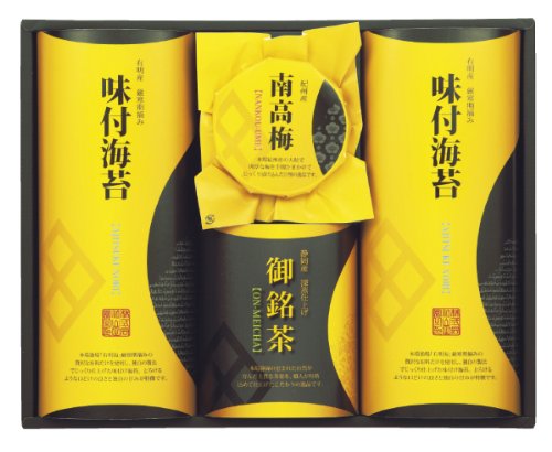 御銘茶 味付海苔 南高梅詰合せ IZ-504