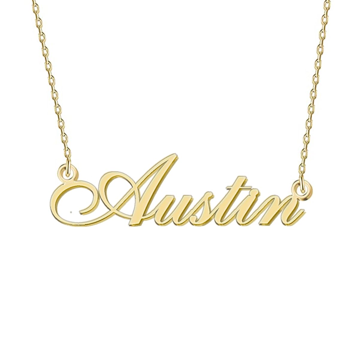 BeautyLiLi Custom Name Necklace Personalized Silver Gold Customized Women Name Jewelry Stainless Steel