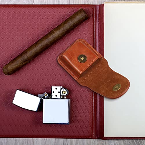 Hemoton Estojo De Isqueiro De Couro Bolsa De Isqueiro De Couro Capa Protetora De Isqueiro Bolsa De I