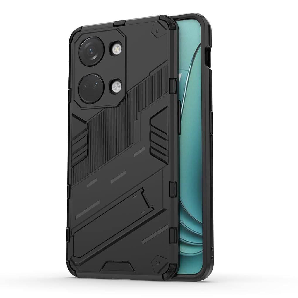 SEAHAI Hülle Für OnePlus 10T 5G – Militärisch Stoßfest, Mit Ständer, Blau, Hybrid Aus PC & TPU