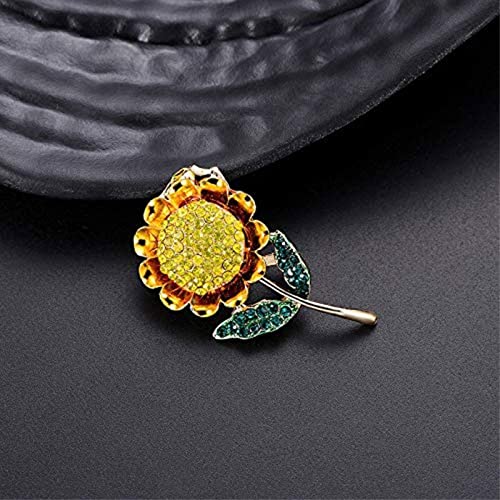 Broche tournesol pour pull rompre la monotonie des vêtements avec cet accessoire
